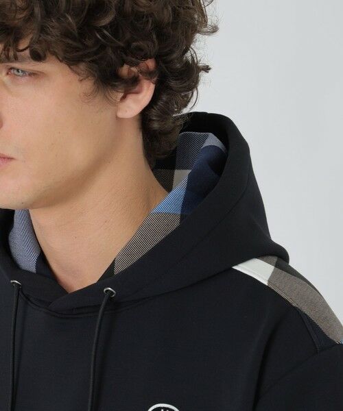 BLUE LABEL / BLACK LABEL CRESTBRIDGE / ブルーレーベル / ブラックレーベル・クレストブリッジ  カットソー | ヨークチェックガーズマンワッペンフーディー | 詳細13