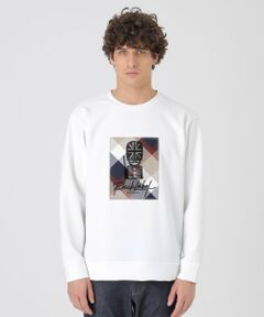 BLUE LABEL / BLACK LABEL CRESTBRIDGE / ブルーレーベル / ブラックレーベル・クレストブリッジ  カットソー | ガーズマングラフィックスウェットシャツ