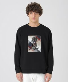 BLUE LABEL / BLACK LABEL CRESTBRIDGE / ブルーレーベル / ブラックレーベル・クレストブリッジ  カットソー | ガーズマングラフィックスウェットシャツ