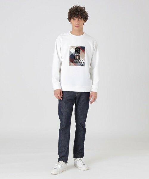 BLUE LABEL / BLACK LABEL CRESTBRIDGE / ブルーレーベル / ブラックレーベル・クレストブリッジ  カットソー | ガーズマングラフィックスウェットシャツ | 詳細1