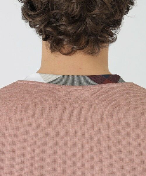 BLUE LABEL / BLACK LABEL CRESTBRIDGE / ブルーレーベル / ブラックレーベル・クレストブリッジ  カットソー | パーシャルチェックニットソー | 詳細22
