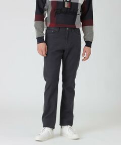 ダブルフェイスクレストブリッジチェックデニム