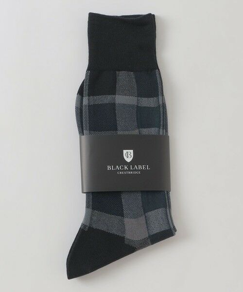 BLUE LABEL / BLACK LABEL CRESTBRIDGE / ブルーレーベル / ブラックレーベル・クレストブリッジ  その他小物 | クレストブリッジチェックソックス（ネイビー1）