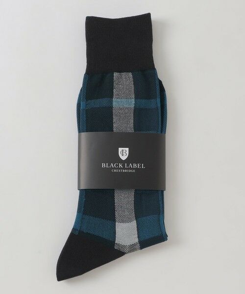 BLUE LABEL / BLACK LABEL CRESTBRIDGE / ブルーレーベル / ブラックレーベル・クレストブリッジ  その他小物 | クレストブリッジチェックソックス（ネイビー2）