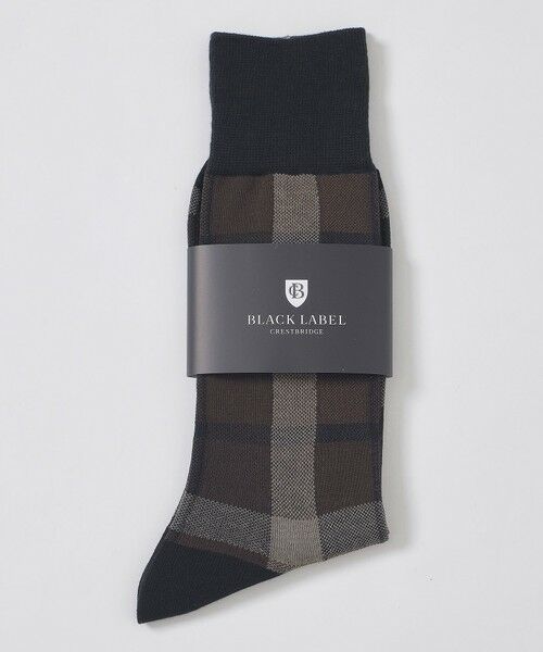 BLUE LABEL / BLACK LABEL CRESTBRIDGE / ブルーレーベル / ブラックレーベル・クレストブリッジ  その他小物 | クレストブリッジチェックソックス（ブラウン9）