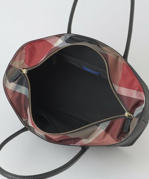 BLUE LABEL / BLACK LABEL CRESTBRIDGE / ブルーレーベル / ブラックレーベル・クレストブリッジ  ショルダーバッグ | パーシャルクレストブリッジチェックナイロントート | 詳細5