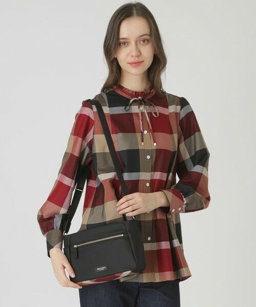 BLUE LABEL / BLACK LABEL CRESTBRIDGE / ブルーレーベル / ブラックレーベル・クレストブリッジ  ショルダーバッグ | パーシャルクレストブリッジチェックナイロンミニショルダー | 詳細1
