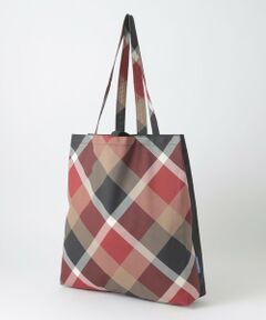 BLUE LABEL / BLACK LABEL CRESTBRIDGE / ブルーレーベル / ブラックレーベル・クレストブリッジ  ショルダーバッグ | パーシャルクレストブリッジチェックエコバッグ