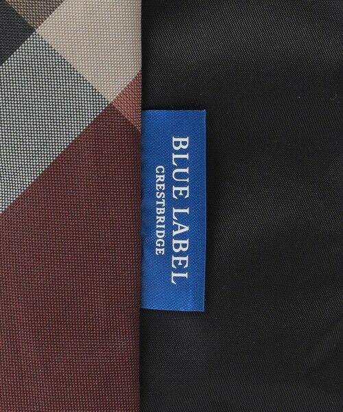 BLUE LABEL / BLACK LABEL CRESTBRIDGE / ブルーレーベル / ブラックレーベル・クレストブリッジ  ショルダーバッグ | パーシャルクレストブリッジチェックエコバッグ | 詳細3