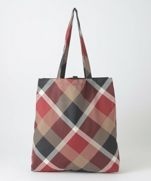 BLUE LABEL / BLACK LABEL CRESTBRIDGE / ブルーレーベル / ブラックレーベル・クレストブリッジ  ショルダーバッグ | パーシャルクレストブリッジチェックエコバッグ | 詳細4