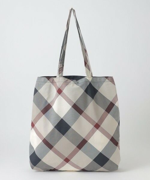 BLUE LABEL / BLACK LABEL CRESTBRIDGE / ブルーレーベル / ブラックレーベル・クレストブリッジ  ショルダーバッグ | パーシャルクレストブリッジチェックエコバッグ | 詳細14