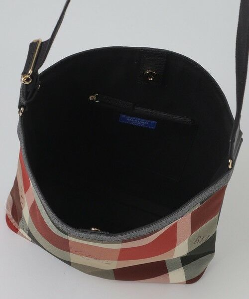 BLUE LABEL / BLACK LABEL CRESTBRIDGE / ブルーレーベル / ブラックレーベル・クレストブリッジ  ショルダーバッグ | クレストブリッジチェックロゴプリント縦長ショルダー | 詳細5