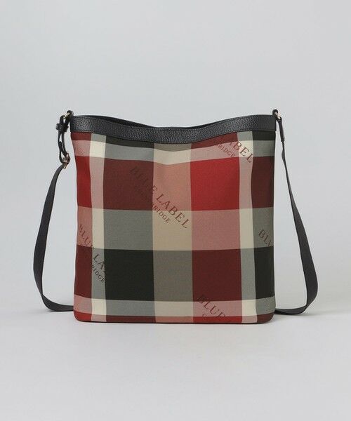 BLUE LABEL / BLACK LABEL CRESTBRIDGE / ブルーレーベル / ブラックレーベル・クレストブリッジ  ショルダーバッグ | クレストブリッジチェックロゴプリント縦長ショルダー | 詳細6