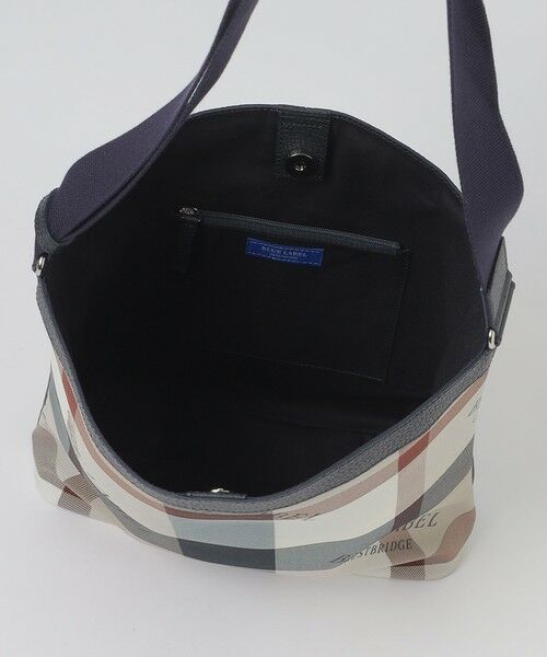 BLUE LABEL / BLACK LABEL CRESTBRIDGE / ブルーレーベル / ブラックレーベル・クレストブリッジ  ショルダーバッグ | クレストブリッジチェックロゴプリント縦長ショルダー | 詳細11