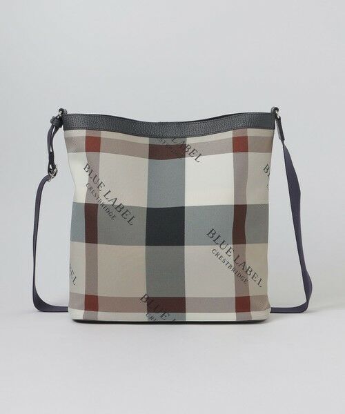 BLUE LABEL / BLACK LABEL CRESTBRIDGE / ブルーレーベル / ブラックレーベル・クレストブリッジ  ショルダーバッグ | クレストブリッジチェックロゴプリント縦長ショルダー | 詳細12