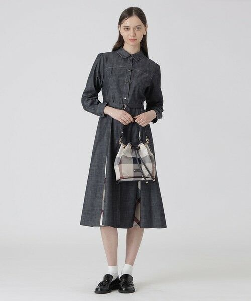 BLUE LABEL / BLACK LABEL CRESTBRIDGE / ブルーレーベル / ブラックレーベル・クレストブリッジ  ショルダーバッグ | クレストブリッジチェックキャンバスコロン | 詳細4