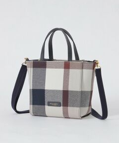 BLUE LABEL / BLACK LABEL CRESTBRIDGE / ブルーレーベル / ブラックレーベル・クレストブリッジ  ショルダーバッグ | クレストブリッジチェックキャンバススクエアミニトート