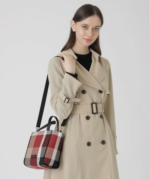 BLUE LABEL / BLACK LABEL CRESTBRIDGE / ブルーレーベル / ブラックレーベル・クレストブリッジ  ショルダーバッグ | クレストブリッジチェックキャンバススクエアミニトート | 詳細1