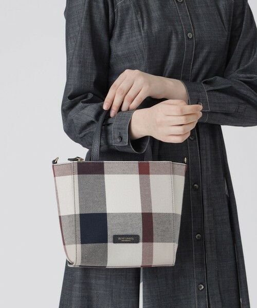 BLUE LABEL / BLACK LABEL CRESTBRIDGE / ブルーレーベル / ブラックレーベル・クレストブリッジ  ショルダーバッグ | クレストブリッジチェックキャンバススクエアミニトート | 詳細11