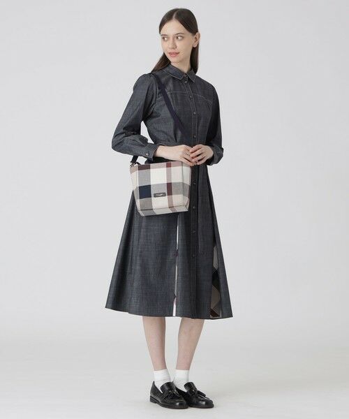 BLUE LABEL / BLACK LABEL CRESTBRIDGE / ブルーレーベル / ブラックレーベル・クレストブリッジ  ショルダーバッグ | クレストブリッジチェックキャンバススクエアミニトート | 詳細12