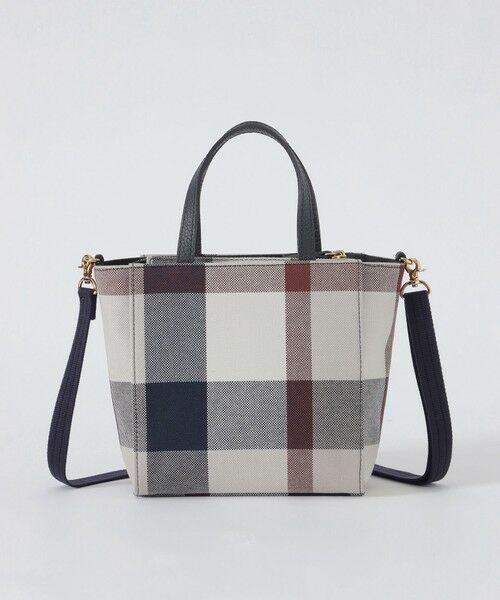 BLUE LABEL / BLACK LABEL CRESTBRIDGE / ブルーレーベル / ブラックレーベル・クレストブリッジ  ショルダーバッグ | クレストブリッジチェックキャンバススクエアミニトート | 詳細15