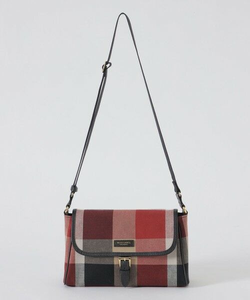 BLUE LABEL / BLACK LABEL CRESTBRIDGE / ブルーレーベル / ブラックレーベル・クレストブリッジ  ショルダーバッグ | クレストブリッジチェックキャンバスかぶせショルダー | 詳細3