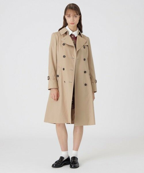 BLUE LABEL / BLACK LABEL CRESTBRIDGE / ブルーレーベル / ブラックレーベル・クレストブリッジ  その他アウター | ライトギャバジントレンチコート（ベージュ1）