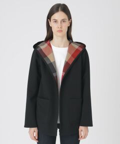 BLUE LABEL / BLACK LABEL CRESTBRIDGE / ブルーレーベル / ブラックレーベル・クレストブリッジ  その他アウター | クレストブリッジチェックリバーシブルダンボールミディ丈コーディガン