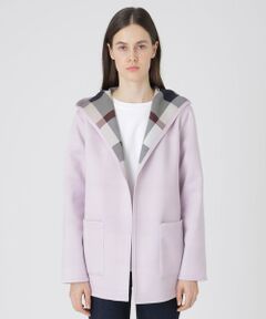 BLUE LABEL / BLACK LABEL CRESTBRIDGE / ブルーレーベル / ブラックレーベル・クレストブリッジ  その他アウター | クレストブリッジチェックリバーシブルダンボールミディ丈コーディガン