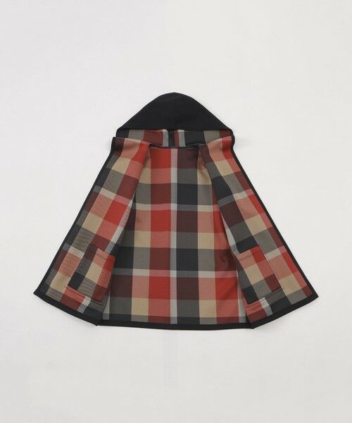 BLUE LABEL / BLACK LABEL CRESTBRIDGE / ブルーレーベル / ブラックレーベル・クレストブリッジ  その他アウター | クレストブリッジチェックリバーシブルダンボールミディ丈コーディガン | 詳細7