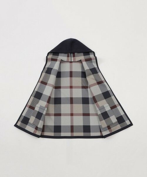 BLUE LABEL / BLACK LABEL CRESTBRIDGE / ブルーレーベル / ブラックレーベル・クレストブリッジ  その他アウター | クレストブリッジチェックリバーシブルダンボールミディ丈コーディガン | 詳細15