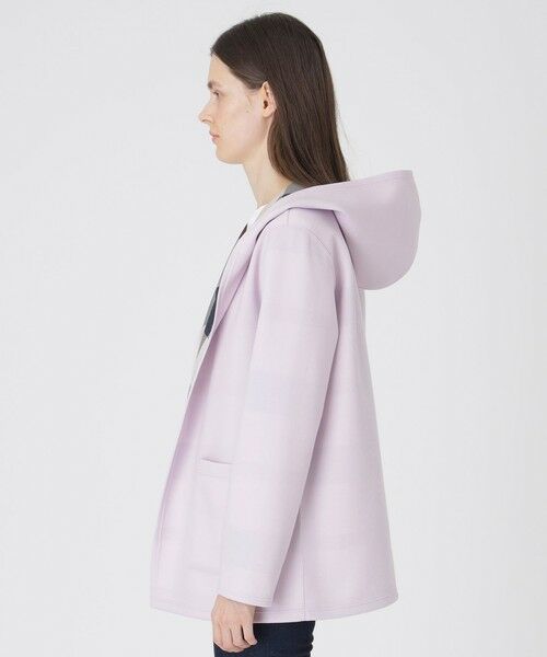 BLUE LABEL / BLACK LABEL CRESTBRIDGE / ブルーレーベル / ブラックレーベル・クレストブリッジ  その他アウター | クレストブリッジチェックリバーシブルダンボールミディ丈コーディガン | 詳細18