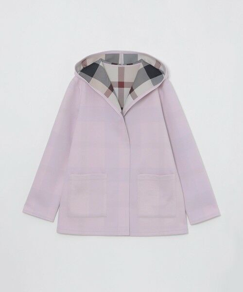 BLUE LABEL / BLACK LABEL CRESTBRIDGE / ブルーレーベル / ブラックレーベル・クレストブリッジ  その他アウター | クレストブリッジチェックリバーシブルダンボールミディ丈コーディガン | 詳細24