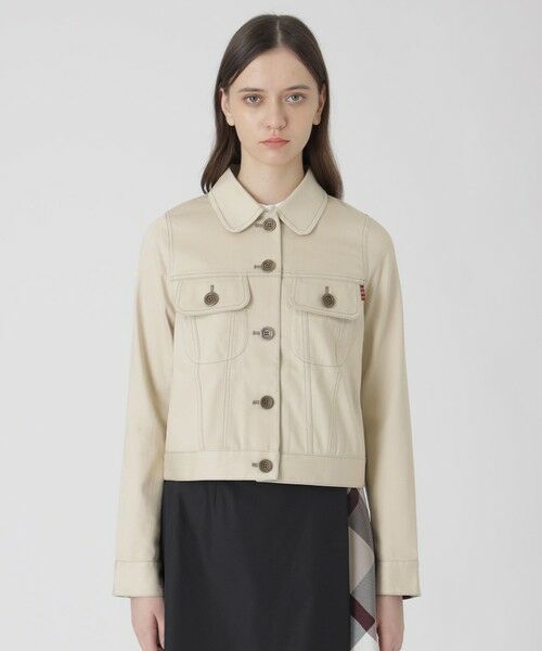 BLUE LABEL / BLACK LABEL CRESTBRIDGE / ブルーレーベル / ブラックレーベル・クレストブリッジ  その他アウター | スラブシャンブレーデニムジャケット | 詳細10