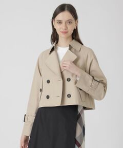 BLUE LABEL / BLACK LABEL CRESTBRIDGE / ブルーレーベル / ブラックレーベル・クレストブリッジ  その他アウター | バックコンシャスショートトレンチコート