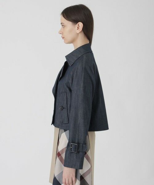 BLUE LABEL / BLACK LABEL CRESTBRIDGE / ブルーレーベル / ブラックレーベル・クレストブリッジ  その他アウター | バックコンシャスショートトレンチコート | 詳細3