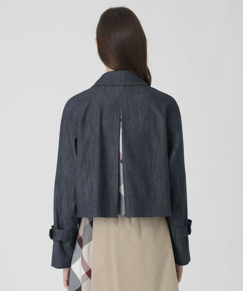 BLUE LABEL / BLACK LABEL CRESTBRIDGE / ブルーレーベル / ブラックレーベル・クレストブリッジ  その他アウター | バックコンシャスショートトレンチコート | 詳細4