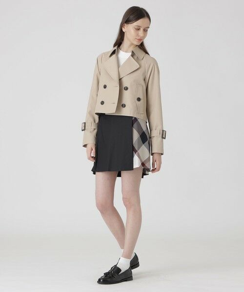 BLUE LABEL / BLACK LABEL CRESTBRIDGE / ブルーレーベル / ブラックレーベル・クレストブリッジ  その他アウター | バックコンシャスショートトレンチコート | 詳細10