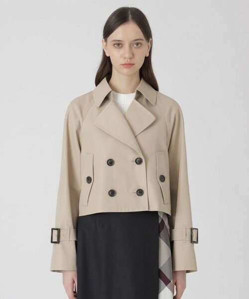 BLUE LABEL / BLACK LABEL CRESTBRIDGE / ブルーレーベル / ブラックレーベル・クレストブリッジ  その他アウター | バックコンシャスショートトレンチコート | 詳細11