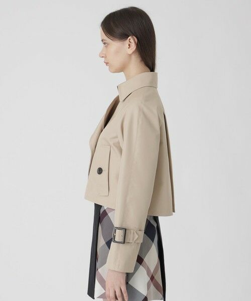BLUE LABEL / BLACK LABEL CRESTBRIDGE / ブルーレーベル / ブラックレーベル・クレストブリッジ  その他アウター | バックコンシャスショートトレンチコート | 詳細12