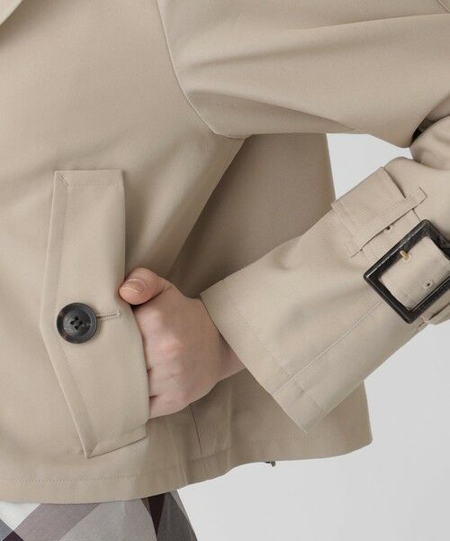 BLUE LABEL / BLACK LABEL CRESTBRIDGE / ブルーレーベル / ブラックレーベル・クレストブリッジ  その他アウター | バックコンシャスショートトレンチコート | 詳細14
