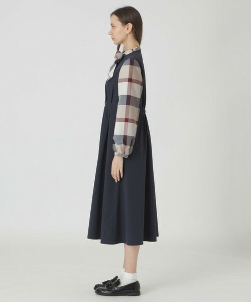 BLUE LABEL / BLACK LABEL CRESTBRIDGE / ブルーレーベル / ブラックレーベル・クレストブリッジ  ドレス | チェックスリーブドレス | 詳細1