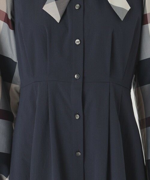 BLUE LABEL / BLACK LABEL CRESTBRIDGE / ブルーレーベル / ブラックレーベル・クレストブリッジ  ドレス | チェックスリーブドレス | 詳細4