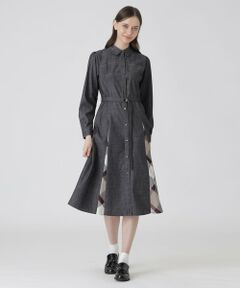 BLUE LABEL / BLACK LABEL CRESTBRIDGE / ブルーレーベル / ブラックレーベル・クレストブリッジ  ドレス | ライトスラブシャンブレーシャツドレス