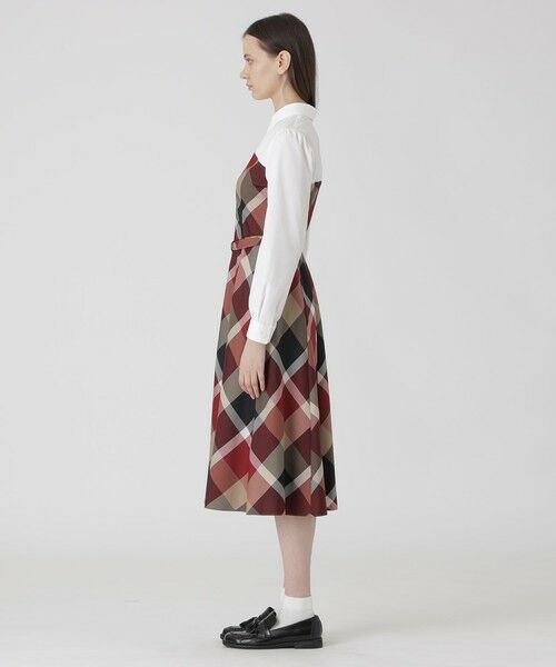 BLUE LABEL / BLACK LABEL CRESTBRIDGE / ブルーレーベル / ブラックレーベル・クレストブリッジ  ドレス | クレストブリッジチェックライトクロッシングツイルシャツドレス | 詳細2