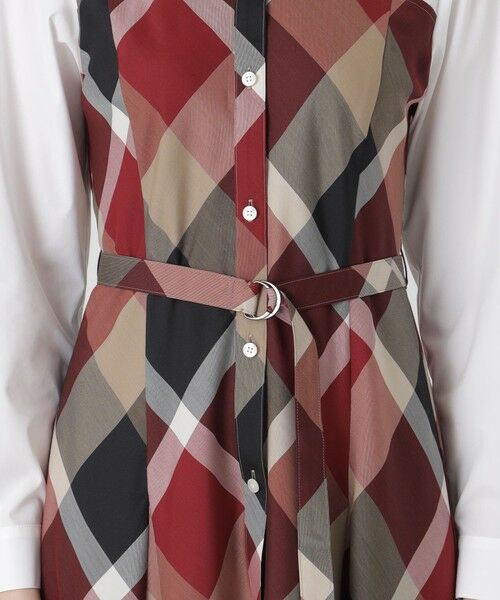 BLUE LABEL / BLACK LABEL CRESTBRIDGE / ブルーレーベル / ブラックレーベル・クレストブリッジ  ドレス | クレストブリッジチェックライトクロッシングツイルシャツドレス | 詳細4
