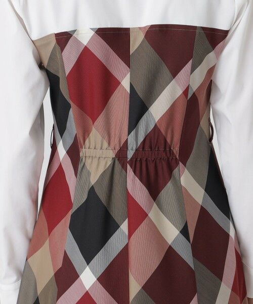 BLUE LABEL / BLACK LABEL CRESTBRIDGE / ブルーレーベル / ブラックレーベル・クレストブリッジ  ドレス | クレストブリッジチェックライトクロッシングツイルシャツドレス | 詳細5