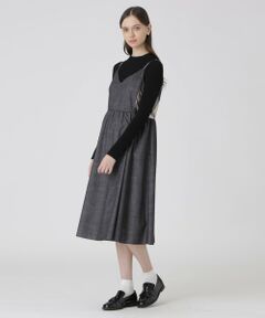 BLUE LABEL / BLACK LABEL CRESTBRIDGE / ブルーレーベル / ブラックレーベル・クレストブリッジ  ドレス | ライトスラブシャンブレーキャミソールドレス