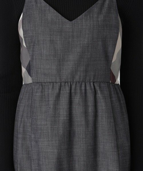 BLUE LABEL / BLACK LABEL CRESTBRIDGE / ブルーレーベル / ブラックレーベル・クレストブリッジ ドレス | ライトスラブシャンブレーキャミソールドレス | 詳細3