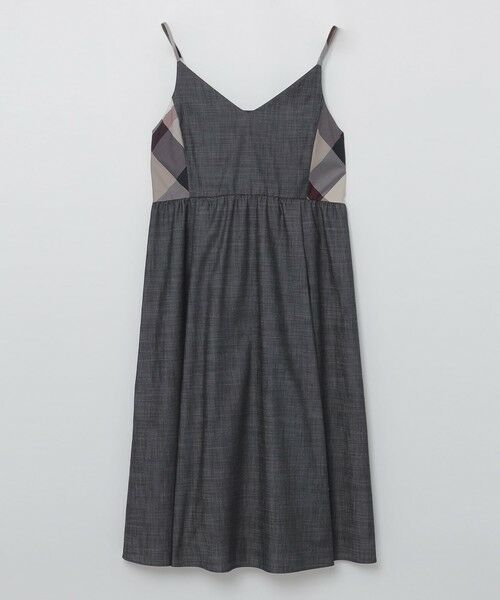 BLUE LABEL / BLACK LABEL CRESTBRIDGE / ブルーレーベル / ブラックレーベル・クレストブリッジ ドレス | ライトスラブシャンブレーキャミソールドレス | 詳細5